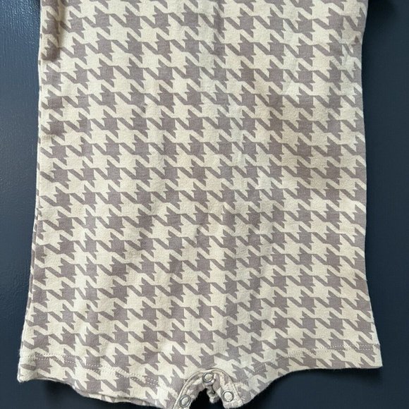 Kate Quinn Collared Print Shortie Snap Romper 18-24m Organic Cotton Short Sleeve - Picture 2 of 5